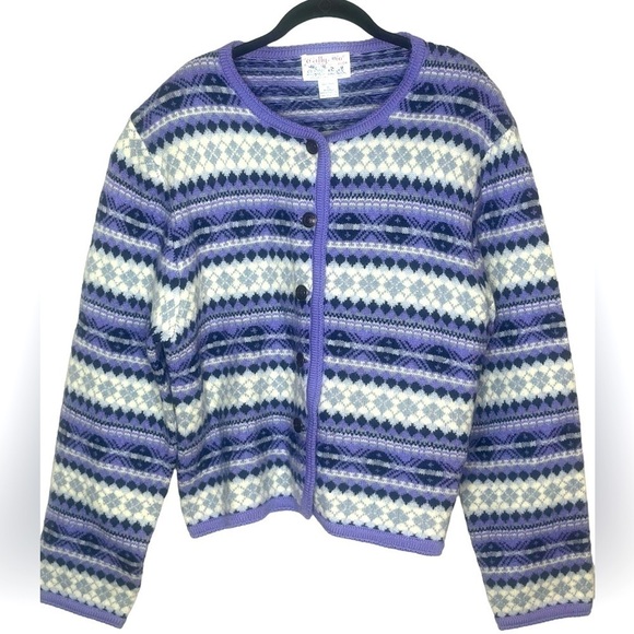 TALLY HO Vintage Wool Cardigan - Picture 1 of 5